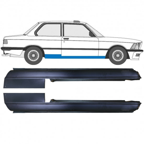 Teljes küszöb hoz BMW 3 E21 1975-1984 / Bal+Jobb / Készlet 6408