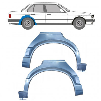 Hátsó sárvédő javító panel hoz BMW 3 E30 1987-1994 / Bal+Jobb / Készlet 9845