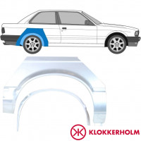 Belső és külső hátsó sárvédő javító panel hoz BMW 3 E30 1982-1987 / Jobb / Készlet 10848