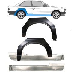 Teljes küszöb és hátsó sárvédő javító panel hoz BMW 3 E30 1982-1987 / Készlet 11236