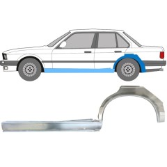 Teljes küszöb és hátsó sárvédő javító panel hoz BMW 3 E30 1982-1987 / Bal / Készlet 11238
