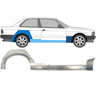 Küszöb + első + hátsó sárvédő javító panel hoz BMW 3 E30 1987-1994 / Jobb 11511