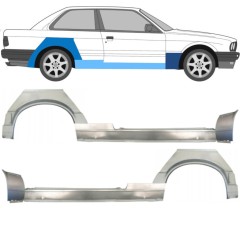 Küszöb + első + hátsó sárvédő javító panel hoz BMW 3 E30 1987-1994 / Készlet 11513