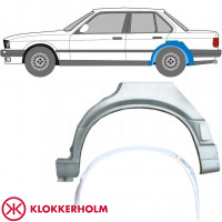 Belső és külső hátsó sárvédő javító panel hoz BMW 3 E30 1987-1994 / Bal / Készlet 10861