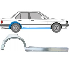 Teljes küszöb és hátsó sárvédő javító panel hoz BMW 3 E30 1987-1994 / Jobb / Készlet 11240