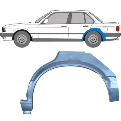 Hátsó sárvédő javító panel hoz BMW 3 E30 1982-1987 / Bal 6389