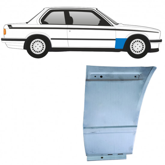 Első sárvédő javító panel hoz BMW 3 E30 1982-1994 / Jobb 11481