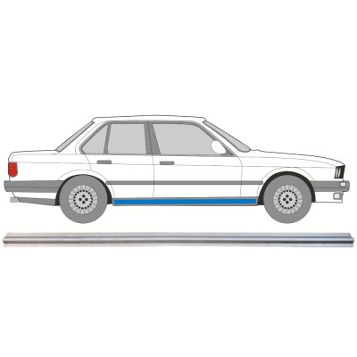 Belső küszöb javító panel hoz BMW 3 E30 1982-1994 / Bal = Jobb (szimmetrikus) 15109