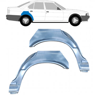 Hátsó sárvédő javító panel hoz BMW 5 E34 1987-1996  / Bal+Jobb / SEDAN / Készlet 6399