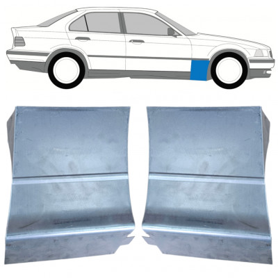 Első sárvédő javító panel hoz BMW E36 3 1990-2000 / Bal+Jobb / Készlet 9851