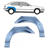 Hátsó sárvédő javító panel hoz BMW 3 E36 / Bal+Jobb / COMPACT / Készlet 5500