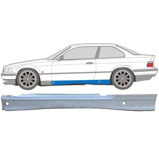 Teljes küszöb hoz BMW 3 E36 1990-2000 / Bal / COUPE 16066