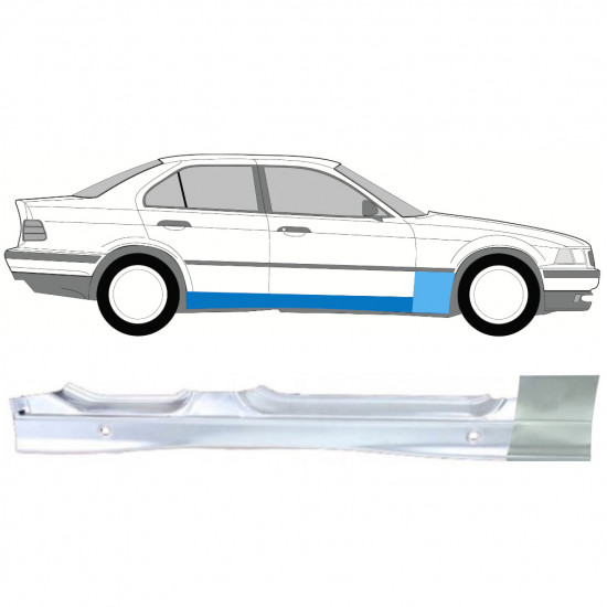 Küszöb és első sárvédő javító panel hoz BMW 3 E36 1990-2000 / Jobb / Készlet 11205