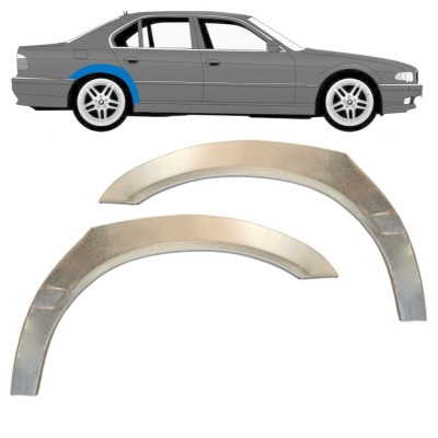 Hátsó sárvédő javító panel hoz BMW 7 E38 1994-2001 / Bal+Jobb / Készlet 14832