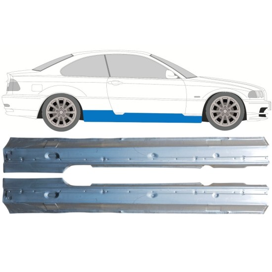 Teljes küszöb hoz BMW 3 E46 1998-2006 / Bal+Jobb / COUPE / Készlet 16814