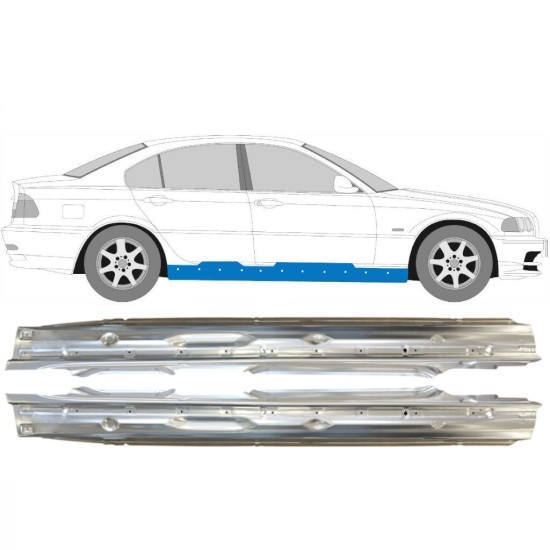 Teljes küszöb hoz BMW 3 E46 1998-2006 / Bal+Jobb / Készlet 14997
