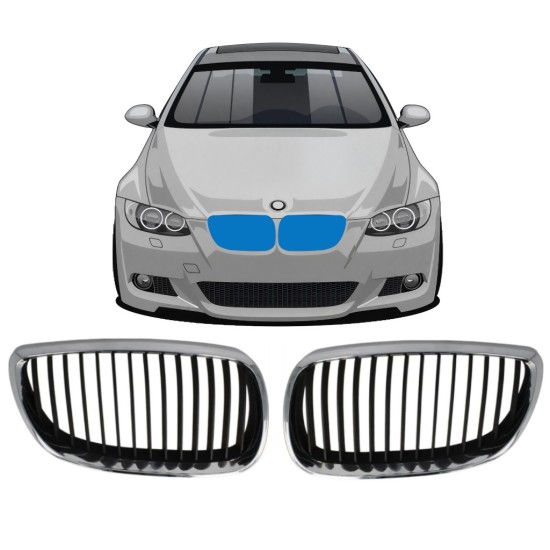 Hűtőrács hoz BMW 3 E92/E93 2006-2010 / Bal+Jobb / Készlet 16312