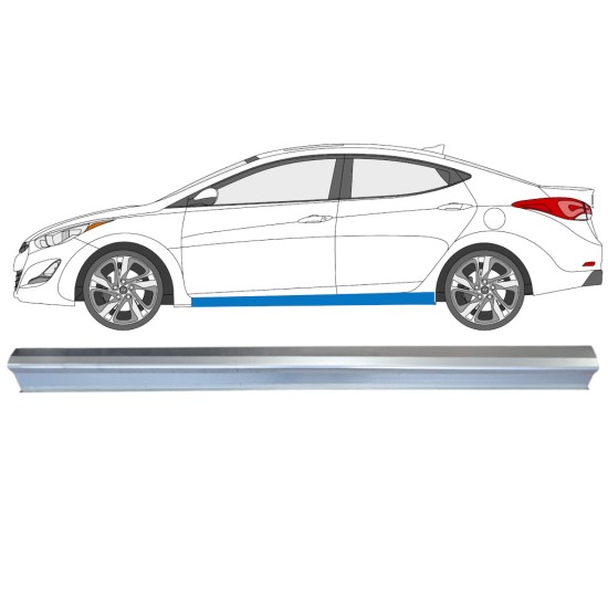 Küszöb javító panel hoz Hyundai Elantra 2010-2015 / Bal 14935