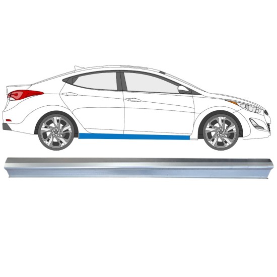 Küszöb javító panel hoz Hyundai Elantra 2010-2015 / Jobb 14933