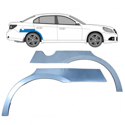 Hátsó sárvédő javító panel hoz Chevrolet Epica 2005-2010 / Bal+Jobb / Készlet 9659