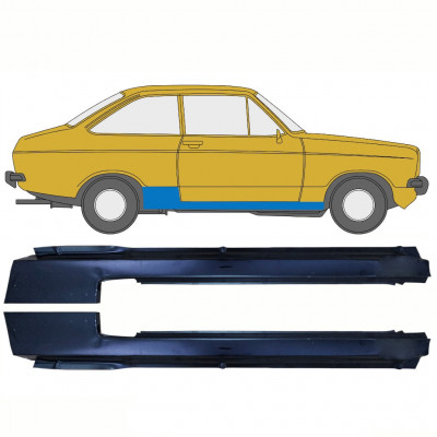 Küszöb javító panel hoz Ford Escort 1974-1980 / Bal+Jobb / Készlet 10729