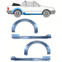 Küszöb és hátsó sárvédő javító panel hoz Ford Escort 1981-1990  CABRIO / Készlet 12588