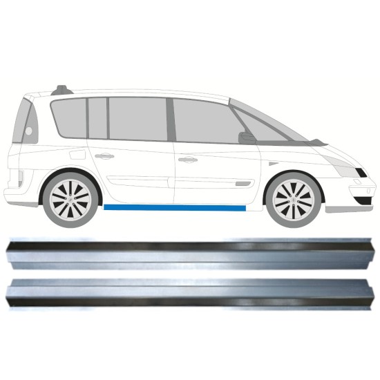 Alsó küszöb javító panel hoz Renault Espace 2002-2015 / Bal+Jobb / Készlet 14987