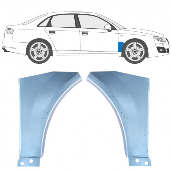 Első sárvédő javító panel hoz Seat Exeo 2008-2013 / Készlet 12611