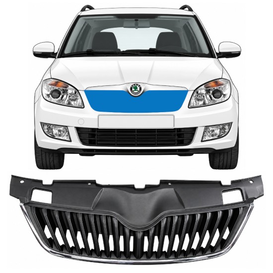 Hűtőrács hoz Skoda Fabia II 2010-2015 17231