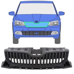 Fekete hűtőrács hoz Skoda Fabia 2014-2018 / Készlet 7544