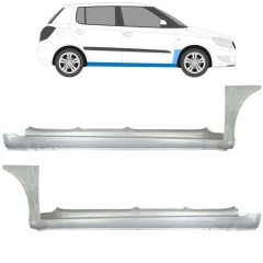 Teljes küszöb és első sárvédő javító panel hoz Skoda Fabia II 2007-2015 / Készlet 11172