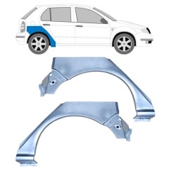 Hátsó sárvédő javító panel hoz Skoda Fabia I 1999-2007 / Bal+Jobb / Készlet 10444