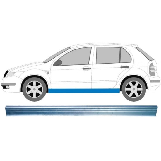 Küszöb javító panel hoz Skoda Fabia I 1999-2007 / Bal 15732