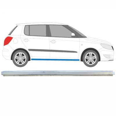 Belső küszöb javító panel hoz Skoda Fabia II 2007-2015 / Bal = Jobb (szimmetrikus) 16892
