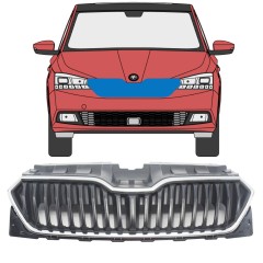 Hűtőrács hoz Skoda Fabia 2018-2021 / Készlet 7545
