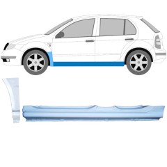 Teljes küszöb és első sárvédő javító panel hoz Skoda Fabia I 1999-2007 / Bal / Készlet 11168