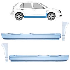 Teljes küszöb és első sárvédő javító panel hoz Skoda Fabia I 1999-2007 / Készlet 11169