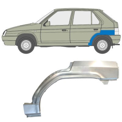 Hátsó sárvédő javító panel hoz Skoda Favorit 1989-1995 / Bal 14883