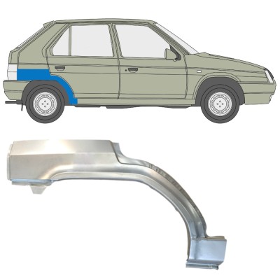 Hátsó sárvédő javító panel hoz Skoda Favorit 1989-1995 / Jobb 14882