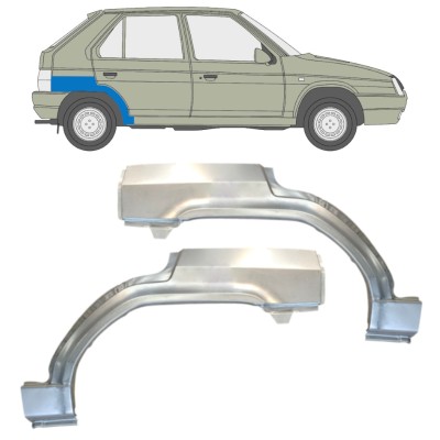 Hátsó sárvédő javító panel hoz Skoda Favorit 1989-1995 / Bal+Jobb / Készlet 14884