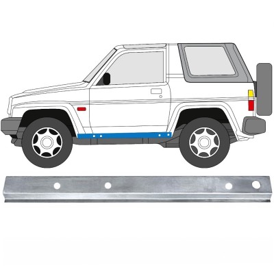 Belső küszöb javító panel hoz Daihatsu Feroza Rocky Fourtrak 1984-1993 / Bal 17011