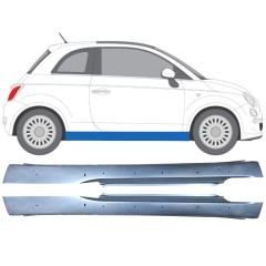 Lyukas küszöb javító panel hoz Fiat 500 2007-2018 / Bal+Jobb / Készlet 12681