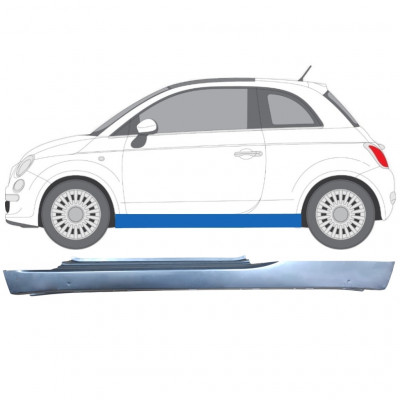 Teljes küszöb hoz Fiat 500 2007-2018 / Bal 5055