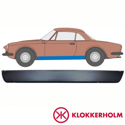 Küszöb javító panel hoz Fiat 124 Spider 1966-1985 / Bal 10716