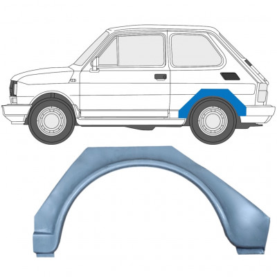 Hátsó sárvédő javító panel hoz Fiat 126p 1972-2000 / Bal 8872