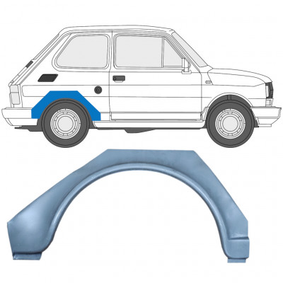 Hátsó sárvédő javító panel hoz Fiat 126p 1972-2000 / Jobb 8871