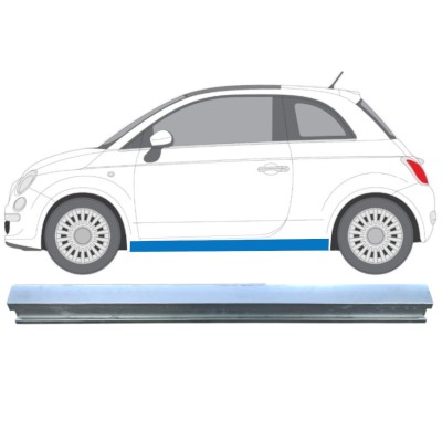 Alsó küszöb javító panel hoz Fiat 500 2007-2018 / Bal 16069