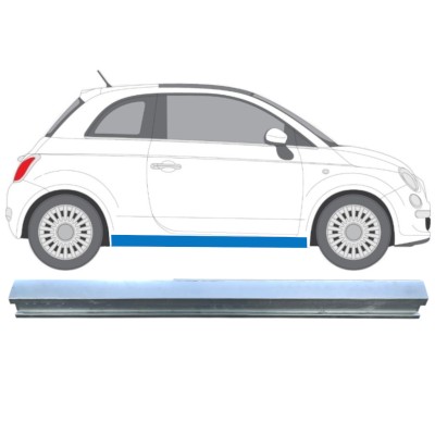 Alsó küszöb javító panel hoz Fiat 500 2007-2018 / Jobb 16068
