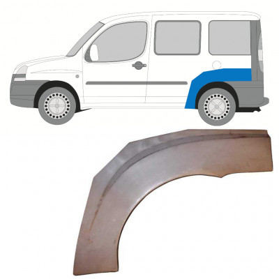 Hátsó sárvédő javító panel hoz Fiat Doblo 2001-2010 / Bal 7707