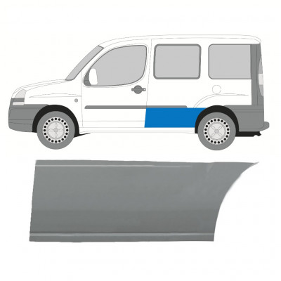 Oldalsó javító panel hoz Fiat Doblo 2001-2010 / Bal 7708